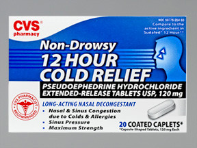 CVS 12HR COLD RELIEF CAPLET