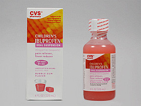 CVS CHLD IBUPROFEN 100 MG/5 ML