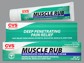 CVS MUSCLE RUB CREAM