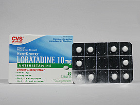 CVS LORATADINE 10 MG TABLET