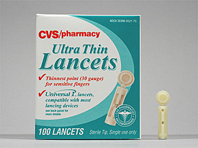 CVS ULTRA THIN 30G LANCETS