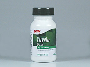 CVS LUTEIN 6 MG SOFTGEL