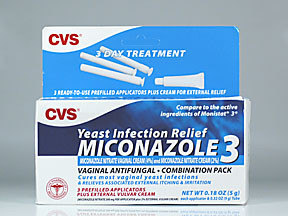 CVS MICONAZOLE 3 COMBO PACK