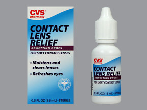 CVS CONTACT LENS RELIEF DROPS