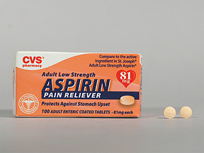 CVS ASPIRIN EC 81 MG TABLET