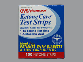 CVS KETONE CARE TEST STRIPS