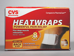 CVS HEATWRAPS BACK & HIP PADS