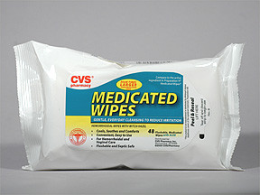 CVS MEDICATED WIPES