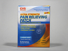 CVS PAIN RELIEVING PATCH