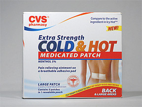 CVS COLD & HOT MEDICATED PATCH