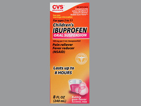 CVS CHLD IBUPROFEN 100 MG/5 ML