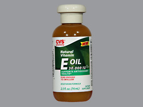 CVS NATURAL VITAMIN E OIL DRPS