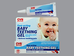 CVS BABY TEETHING 7.5% GEL
