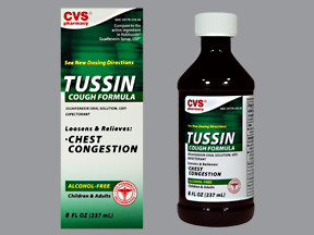 CVS TUSSIN 100 MG/5 ML LIQUID