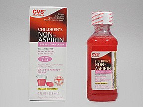 CVS CHILD PAIN RLF 160 MG/5 ML