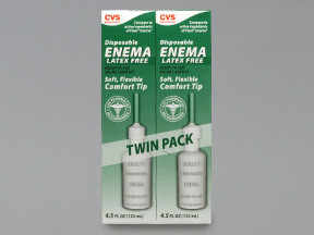 CVS ENEMA DISPOSABLE TWIN PACK