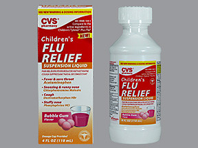 CVS CHILDREN'S FLU RELIEF SUSP