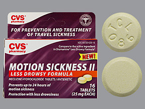 CVS MOTION SICKNESS II TABLET