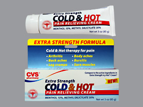 CVS COLD-HOT PAIN RELIEF CREAM