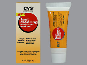 CVS FAST CLEARING SPOT 2% GEL