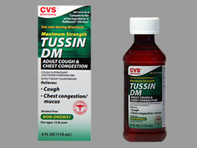 CVS TUSSIN DM COUGH-CHEST LIQ