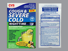 CVS COUGH-SEVERE COLD POWD PKT