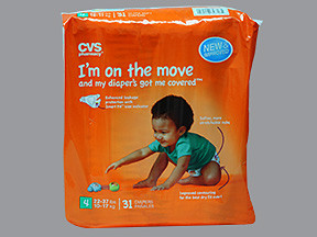 CVS DIAPERS SIZE 4