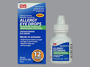 CVS ALLERGY 0.025% EYE DROPS