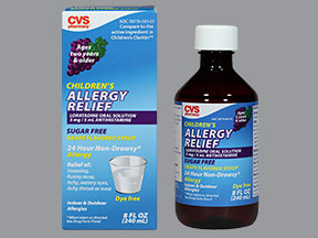 CVS ALLERGY RELIEF 5 MG/5 ML