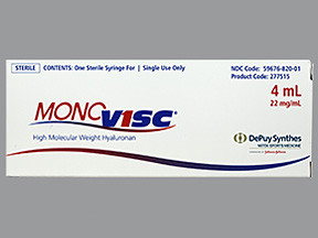 MONOVISC 88 MG/4 ML SYRINGE