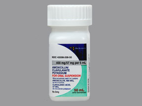 AMOX-CLAV 400-57 MG/5 ML SUSP