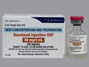 DOCETAXEL 80 MG/4 ML VIAL