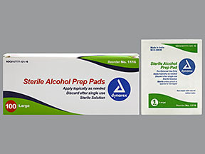 ALCOHOL 70% PREP PADS