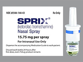 SPRIX 15.75 MG NASAL SPRAY