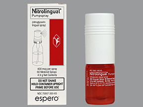 NITROLINGUAL 0.4 MG SPRAY