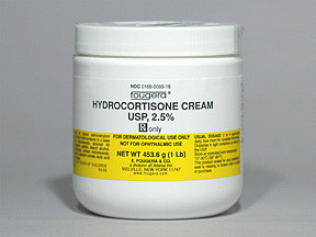 HYDROCORTISONE 2.5% CREAM