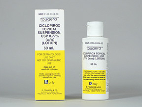 CICLOPIROX 0.77% TOPICAL SUSP