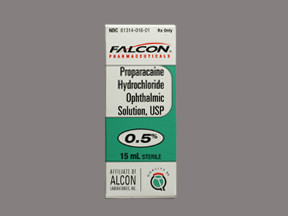 PROPARACAINE 0.5% EYE DROPS