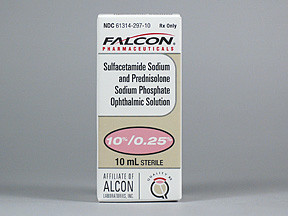 SULF-PRED 10-0.25% EYE DROPS