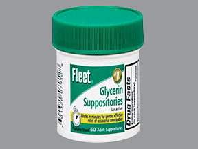 FLEET GLYCERIN ADULT SUPPOS