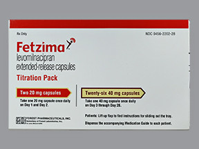 FETZIMA 20-40 MG TITRATION PAK