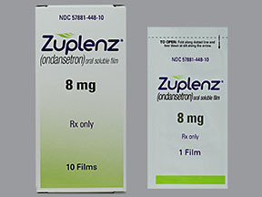 ZUPLENZ 8 MG SOLUBLE FILM