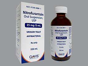 NITROFURANTOIN 25 MG/5 ML SUSP