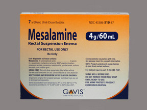 MESALAMINE 4 GM/60 ML ENEMA