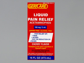 PAIN RELIEF 160 MG/5 ML LIQUID