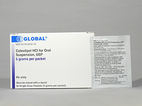COLESTIPOL HCL GRANULES PACKET