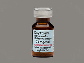 CAYSTON 75 MG INHAL SOLUTION