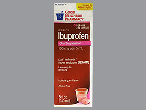 GNP CHLD IBUPROFEN 100 MG/5 ML