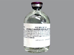 WATER FOR INJECTION VIAL