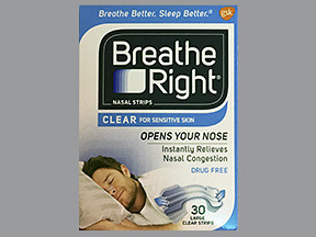 BREATHE RIGHT NASAL STRIPS